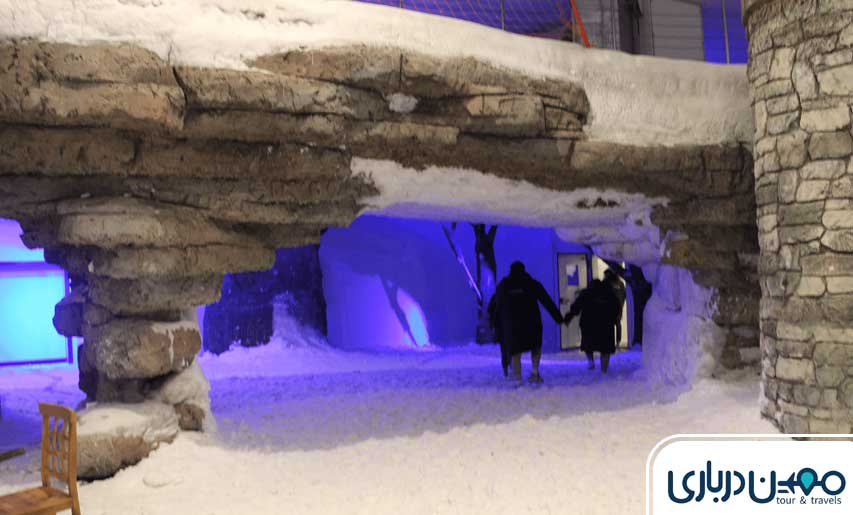 پارک برفی یا اسنو پارک استانبول در زمستان