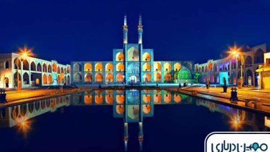 جاهای دیدنی یزد در شب