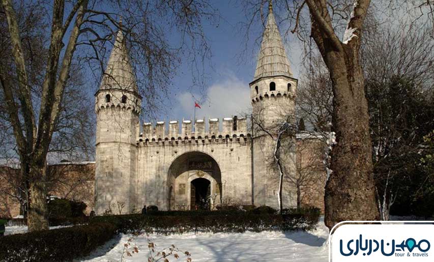 کاخ توپکاپی استانبول در زمستان