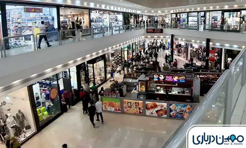 فاصله هتل داریوش تا مراکز خرید کیش 