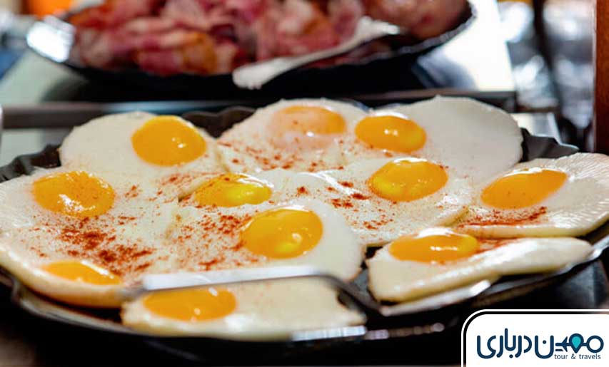 منوی غذاهای گرم صبحانه