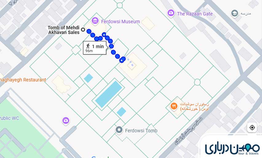 آرامگاه مهدی اخوان ثالث؛ شاعر معاصر در جوار حکیم توس