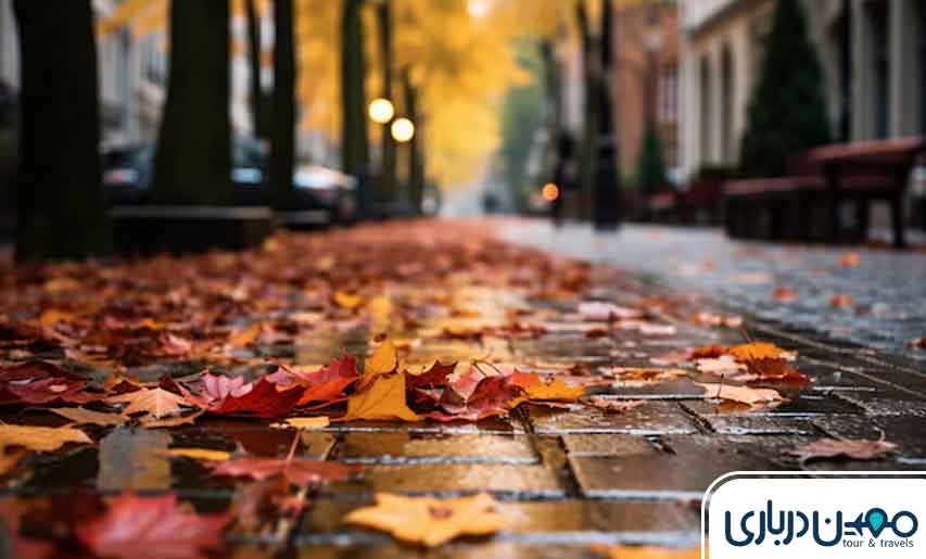 آب و هوای مشهد در پاییز