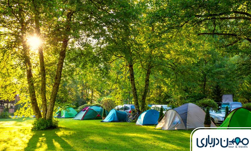 کمپینگ در بوستان غدیر مشهد