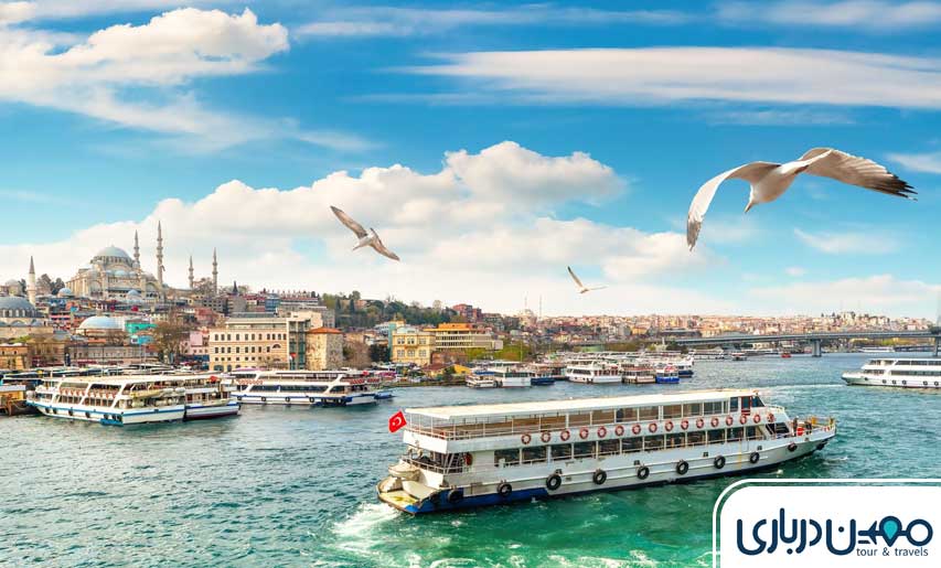 کروز بر فراز دریای مرمره استانبول