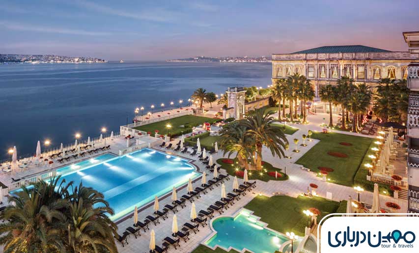 کاخ چراغان استانبول: شکوه عثمانی در کنار بسفر