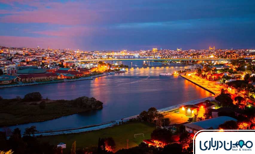 تپه پیر لوتی استانبول: نمایی رویایی از استانبول در شب