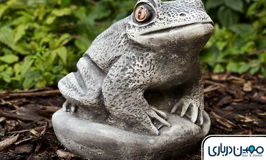 قورباغه سنگی روستای نغندر مشهد