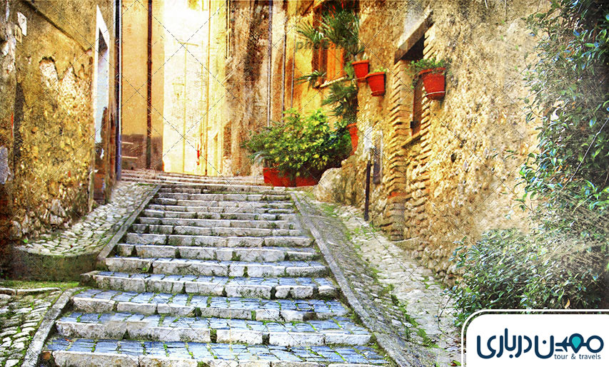 کوچه‌ باغ‌های پلکانی