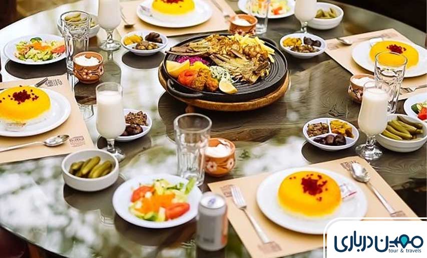 رستوران‌های سنتی روستای عنبران مشهد